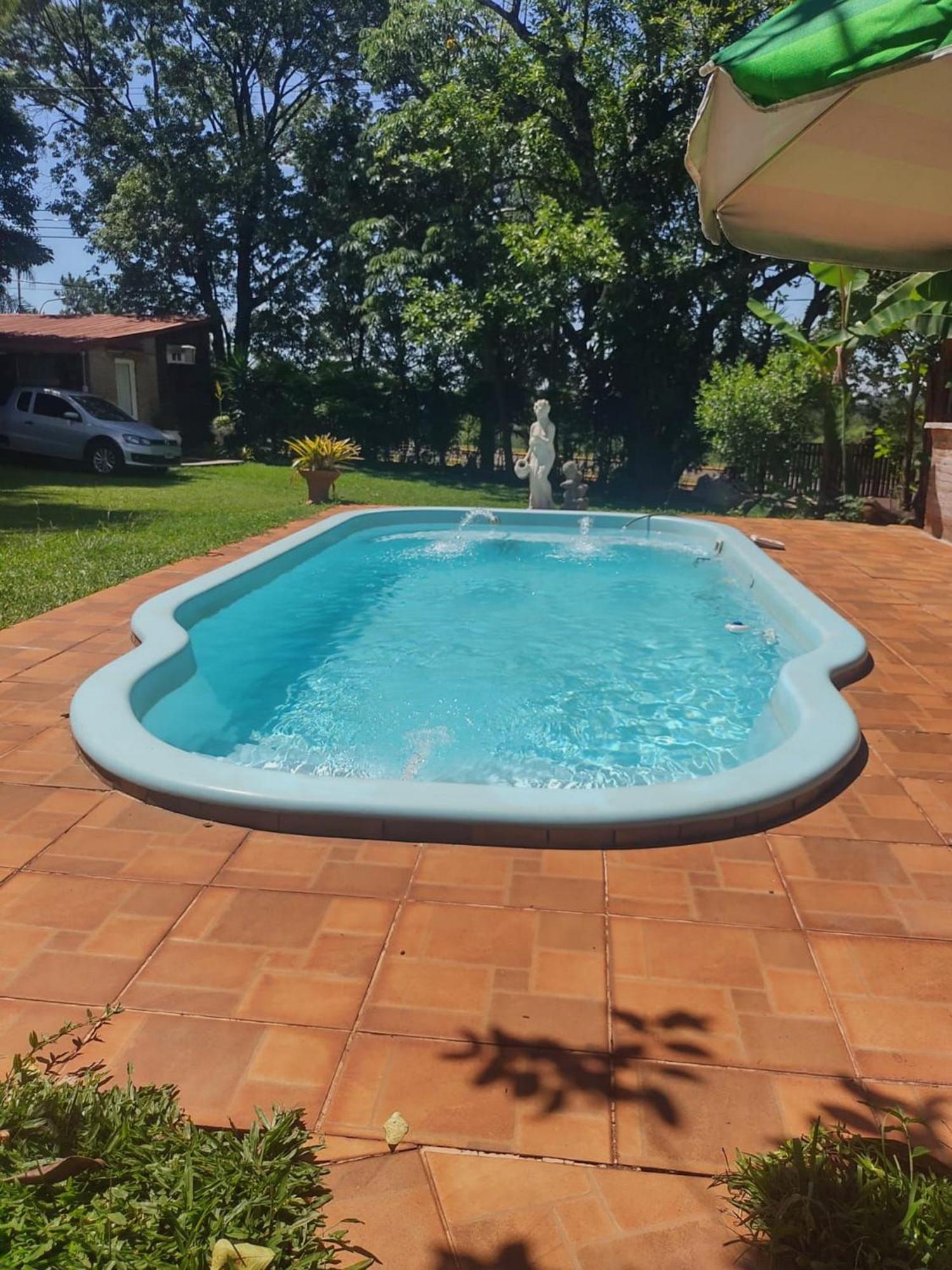 Cabanas Con Piscina En La Entrada De Oberá Kültér fotó